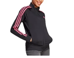 Adidas Kinder Mädchen 3-Streifen, Trainingsjacke mit Reißverschluss Hot Pink Schwarz XL (16) TG EG - Bild 1 von 10