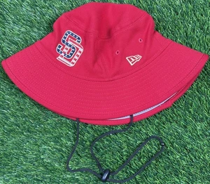 San Diego Padres New Era MLB USA Amerika rot Fischerhut OS Stretch Kordelzug - Bild 1 von 10