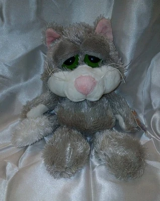 Peluche Gang Grey Pop Eye Cat Nuevo Foto 1 de 4