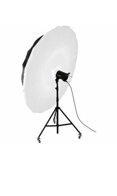 Impact 7' Parabolic Umbrella Diffuser   White Never Used. Opened To Look At. - Image 1 of 4