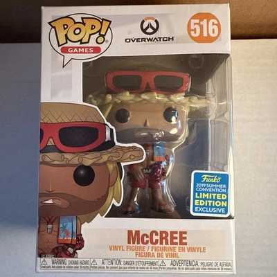 Funko Pop! SDCC OVERWATCH MCREE EXCLUSIVO #516 Bóveda Edición Limitada Blizzard Foto 1 de 4