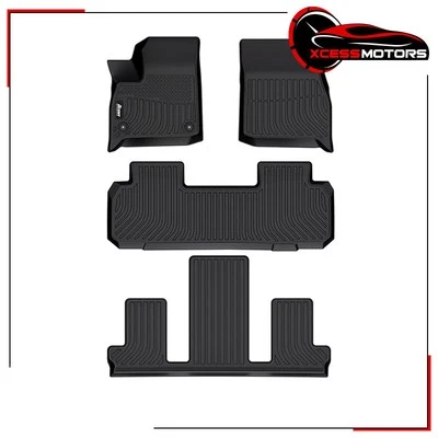 Fits 18-24 Buick Enclave Heavy Duty TPE Floor Mats Carpet Protector Pad 4PCS Set - Imagem 1 de 4