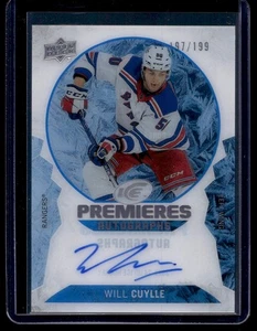 2023-24 Upper Deck Ice Premieres Will Cuylle RC automático 197/199 #IPA-WC - Imagen 1 de 2