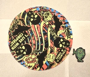 Rob Zombie - The Lunar Injection EURO SLIPMAT + PATCH white zombie -NEW & UNUSED - Picture 1 of 5