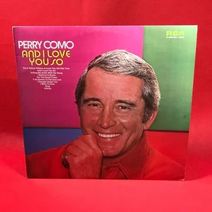 PERRY COMO And I Love You So 1973 UK VINYL LP For the Good Times Chet Atkins G - Picture 1 of 4