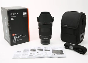 Sony FE 24-70mm f/2.8 GM Lens E-Mount (SEL2470GM) Boxed with Caps, Hood & Pouch - Picture 1 of 9