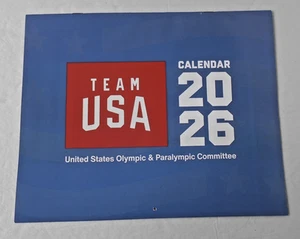 TEAM USA OLYMPIC & PARALYMPIC COMMITTEE 2026 12-MONTH CALENDAR ~ NEW - Picture 1 of 12