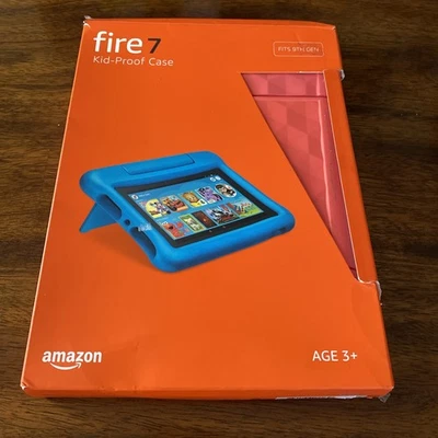 Kid-Proof Case for Amazon Fire 7 (9th Generation - 2019 Release) - Punch Red - Image 1 of 2