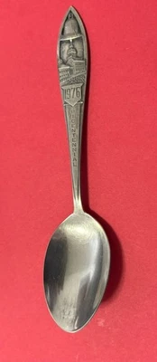Independence Hall 1976 Bicentennial Sterling Silver 17.9g 5” Souvenir Spoon Foto 1 de 4