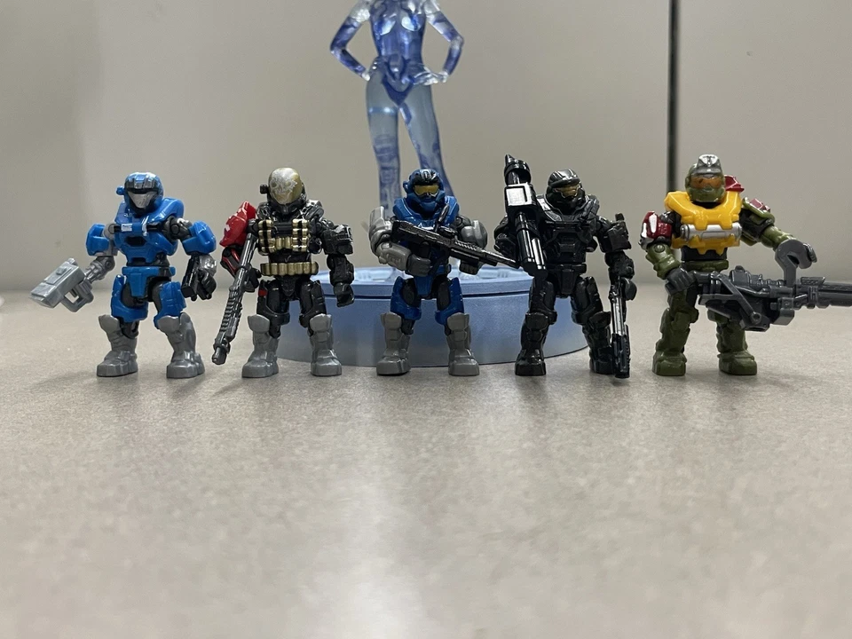 Spartan Noble Team Six Kat Emile Carter Jorge Lot Halo Mega Construx Figure - Image 1 of 3