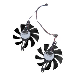 Original VGA Fan for Radeon RX 580 RX5500 XT Graphics Card Cooling 4 Pin 4 Wire - Afbeelding 1 van 8