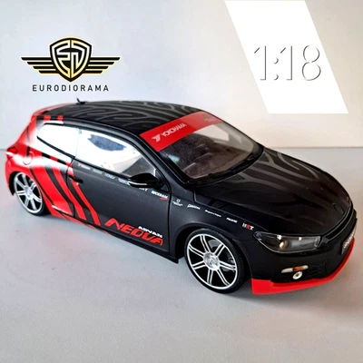 RARE VW SCIROCCO NOREV Voiture CESAM Tunning 2009  1/18 sans boite - Photo 1/4