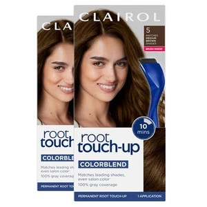 Root Touch-Up by Nice'n Easy Permanent Hair Dye 5 Medium Brown Hair Color Pac... - Picture 1 of 9