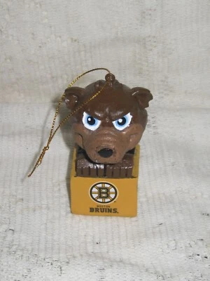 HOJAS BOSTON BRUINS COLGANTE RESINA MASCOTA ADORNO 3 1/2" NEWBLSCK DORADO Foto 1 de 4