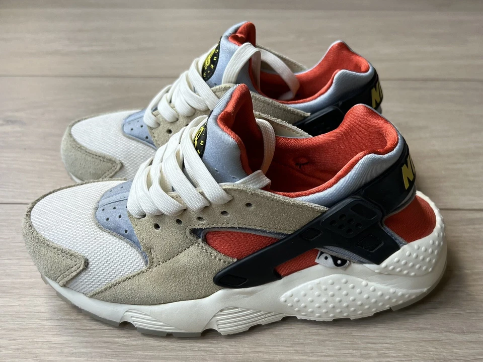 Niños Nike Huarache Run Yin Yang Azul Gris Rojo Negro DV2196-700 Talla 4Y 2021 Foto 1 de 4