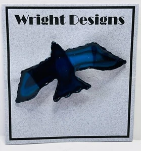 Wright Designs Metall Kunst Anstecknadel Vogel Adler Brosche David A Wright Vintage - Bild 1 von 5