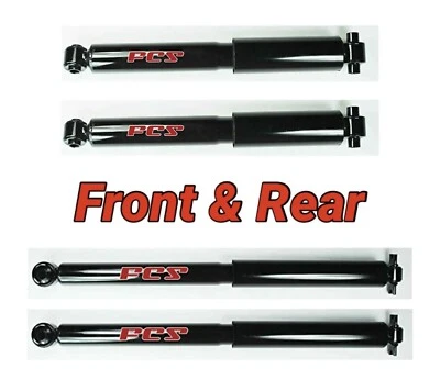 Front & Rear Shocks for 92 - 99 Chevrolet Suburban Tahoe Yukon K1500 4x4 4WD FCS - Image 1 of 4