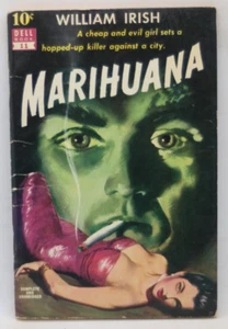 DELL 10 CENT #11 MARIHUANA by WILLIAM IRISH VGF PBO RARE 1951 ICONIC CLASSIC - Picture 1 of 3