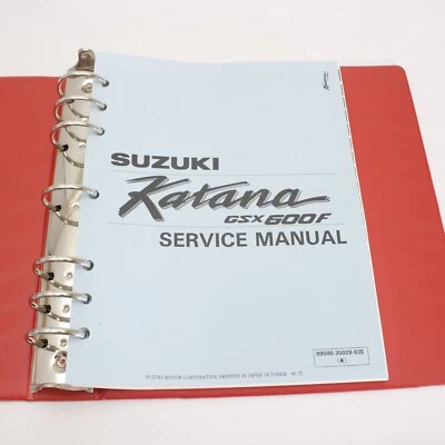 1988 - 1991 Suzuki GSX600F Katana Service Manual 99500-35028-03E - Image 1 of 4