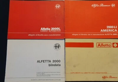 Alfa Romeo Alfetta 2.0 Quadrifoglio America Blindata Automatica 4 allegati rari - Immagine 1 di 2