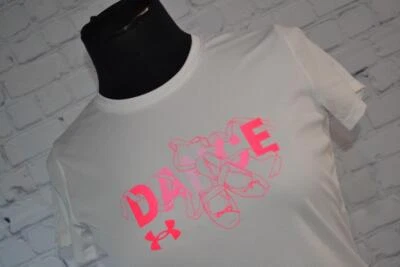 42219-a Under Armour Camisa de Gimnasio Ballet Danza Zapato Atlético Diseño Grande Niñas Niños Foto 1 de 4