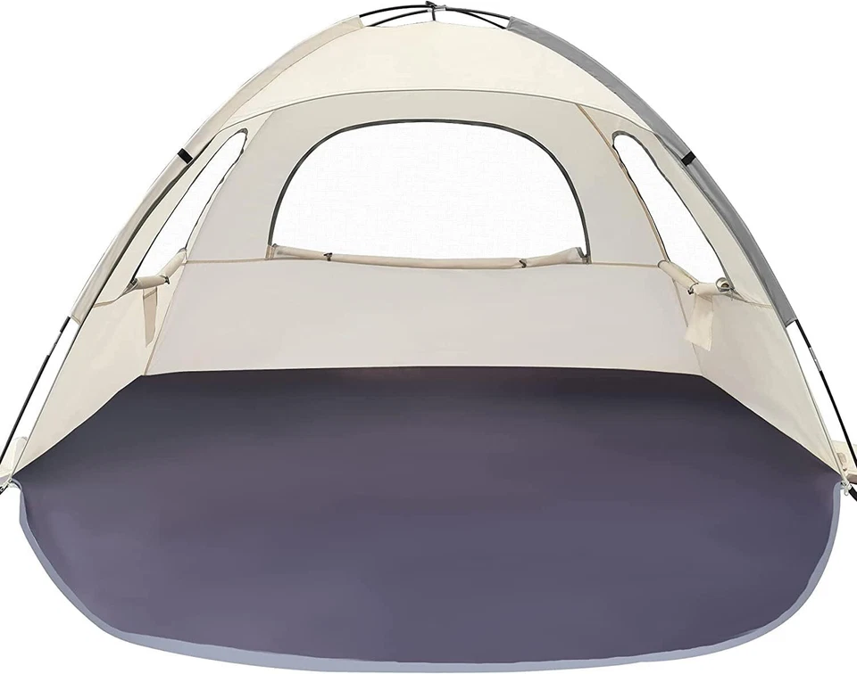 Whitefang Beach Tent Anti-uv Portable Sun Shade Shelter for 3 Person Extendable