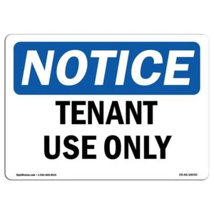 SignMission OS-NS-A-1014-L-18540 10 x 14 in. OSHA Notice Sign - Tenant Use Only - Picture 1 of 1