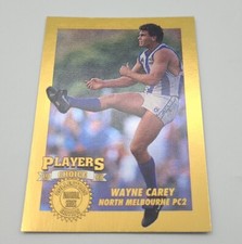 1994 Dynamic AFLPA Player's Choice Gold "WAYNE CAREY" North Melbourne Kangaroos