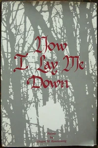 Now I Lay Me Down: Poems, by Efraim M. Rosenzweig — signed copy! - Picture 1 of 7