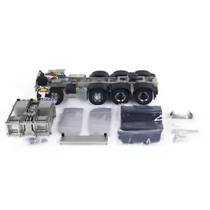 8x8 Metal Chassis for 1/14 770S Cabin 3-speed Gearbox RC Tractor Truck Model - Picture 1 of 12