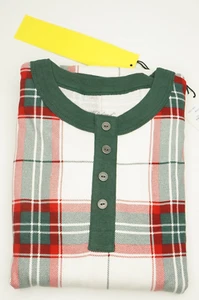 Hearth & Hand with Magnolia Kids  Holiday Plaid 2pc Pajama Set Green/Red size 12 - Picture 1 of 11