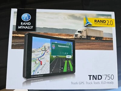 Rand McNally TND750 7 inch Truck GPS Navigator - Black - Image 1 of 4