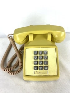 Teléfono de sobremesa AT&T amarillo de 1971 (VL) (FM) - Imagen 1 de 7