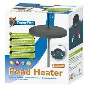 Superfish RISCALDATORE LAGHETTO 150W - Invernale Koi Fish Salvavita Frozen Ice Garden Laghetti - Foto 1 di 1