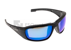 WILEY X PROFESSIONALE ORIGINAL WX Boss Captivate Polarized Blue Mirror BLACK - Foto 1 di 7