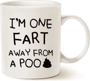 MAUAG Funny Quote Coffee Mug, Friend Gift Ideas Cup, White 11 Oz - Picture 1 of 2