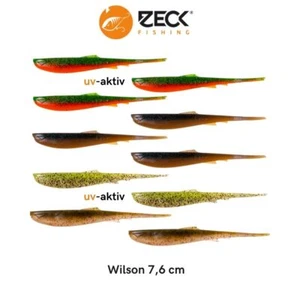 10 Zeck Wilson Gummifische Barsch 7,6 cm Drop Shot Köder Gummiköder Zander Shads - Bild 1 von 12