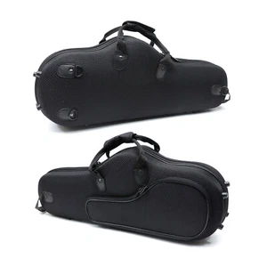 Alto sax case nylon cover with storage pocket,straps Lightweight Strong Black - Picture 1 of 7
