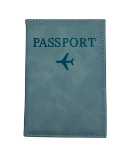 Reisepass Hülle Passport Brieftasche Mappe Ausweis Hellblau SkyBlue - Bild 1 von 2