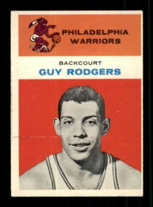 1961-62 Fleer #37 Guy Rodgers VGEX RC Rookie 525293 - Picture 1 of 2