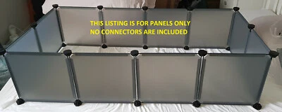 C&C CC Cage Run Guinea Pig Rabbit 4 x 2 o 3 x 3 | 12 paneles SIN conectores  Foto 1 de 3