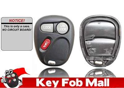 NEW Keyless Entry Key Fob Remote CASE ONLY REPAIR KIT For a 2002 GMC Sierra 2500 - Image 1 of 4