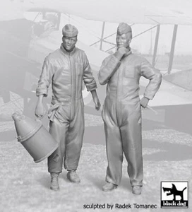 Black Dog 1/32 British RFC Mechanics Set 1914-1918 WWI (2 Figures) F32021 - Picture 1 of 1