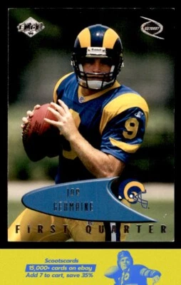1999 Collector's Edge Odyssey Joe Germaine    RC #121 St. Louis Rams - Image 1 of 2