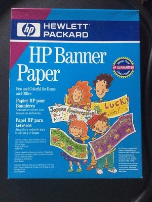 BRAND NEW! HP Banner Paper Makes 15 Banners Of 5 Feet Each Birthday Special Occa - Image 1 of 4