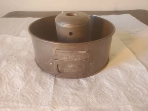 9" Diameter Swans Down Round Metal Cake Pan E Katzinger With Donut Cutter - Picture 1 of 12