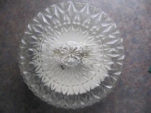 Klarglas Deckenleuchte, 2 Energiesparlampen Osram Duluxe S 9 Watt - Bild 1 von 6