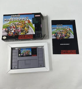 Super Nintendo SNES Super Mario Kart Game Great Condition - Picture 1 of 17