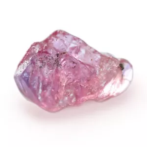Certified 2.81ct Natural Unheated Pink Sapphire Hexagon Crystal Rough 10x7.7mm - Picture 1 of 6