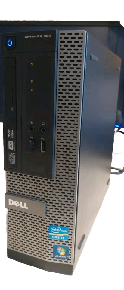 Dell OptiPlex 390 I3-2120 CPU @3.30GHz- 4GB RAM 250 HDD, SFF #67X - Image 1 of 4
